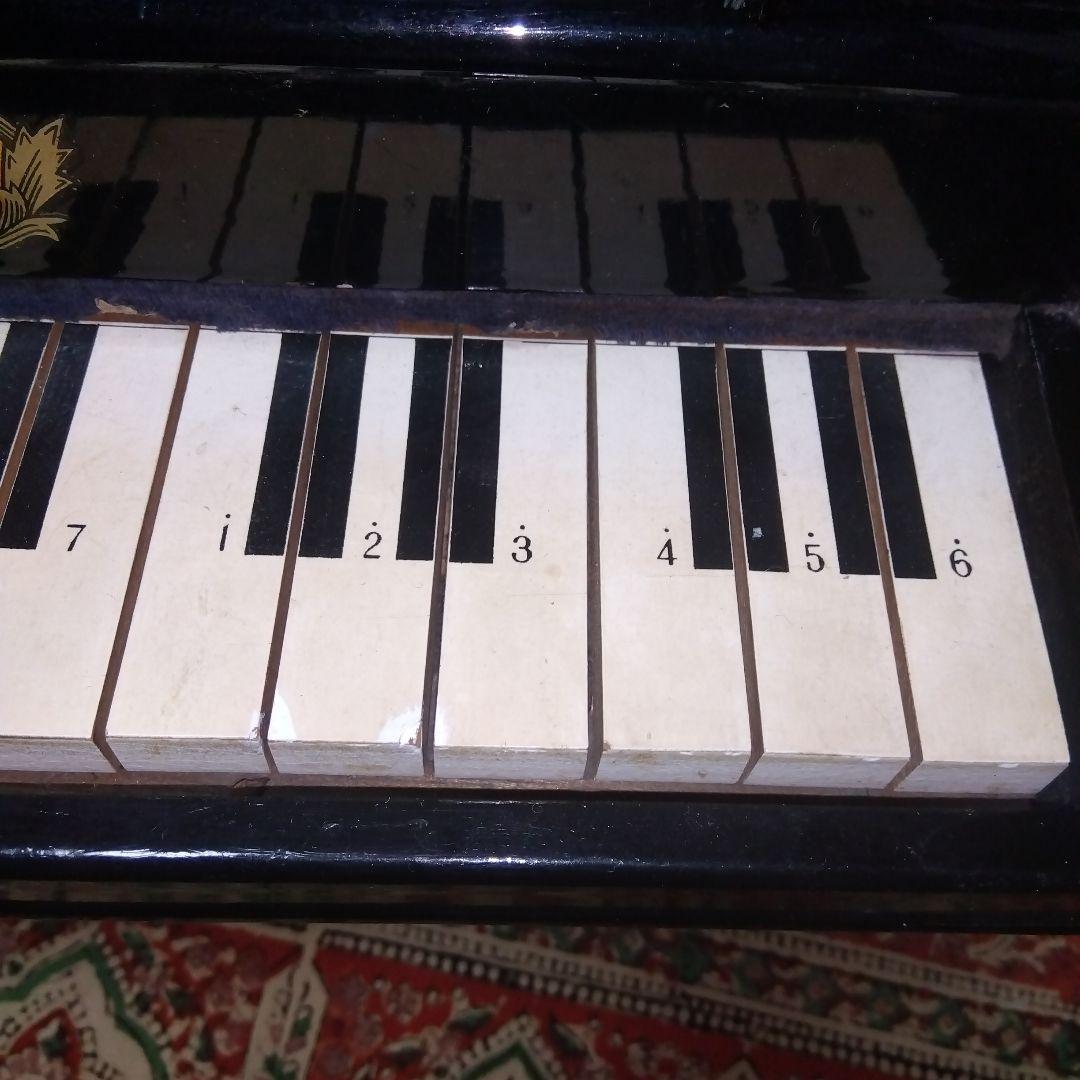 【昭和レトロ】♦CALACE PIANO 黒…アンティーク玩具