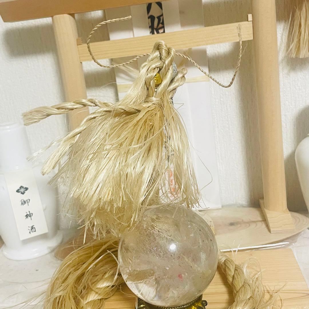 イザナミ（松）巫女おまもり精麻龍神 天然素材 龍　縁起物　開運浄化【受注生産】