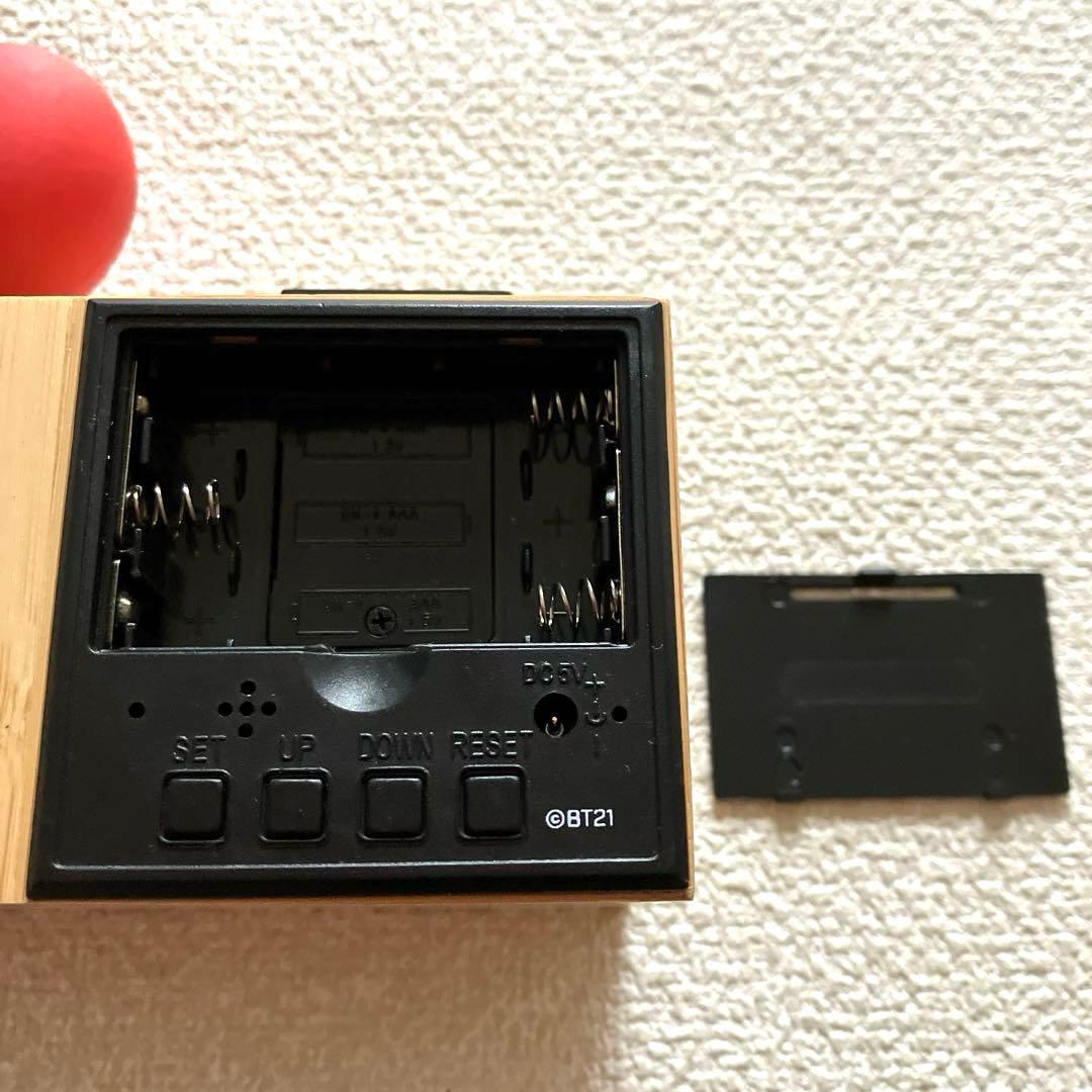 BT21 デジタルデスククロック TATA