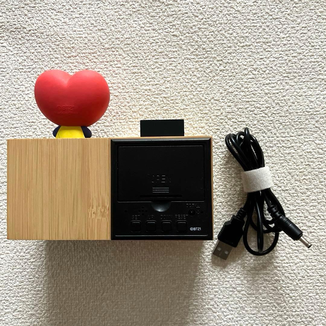 BT21 デジタルデスククロック TATA