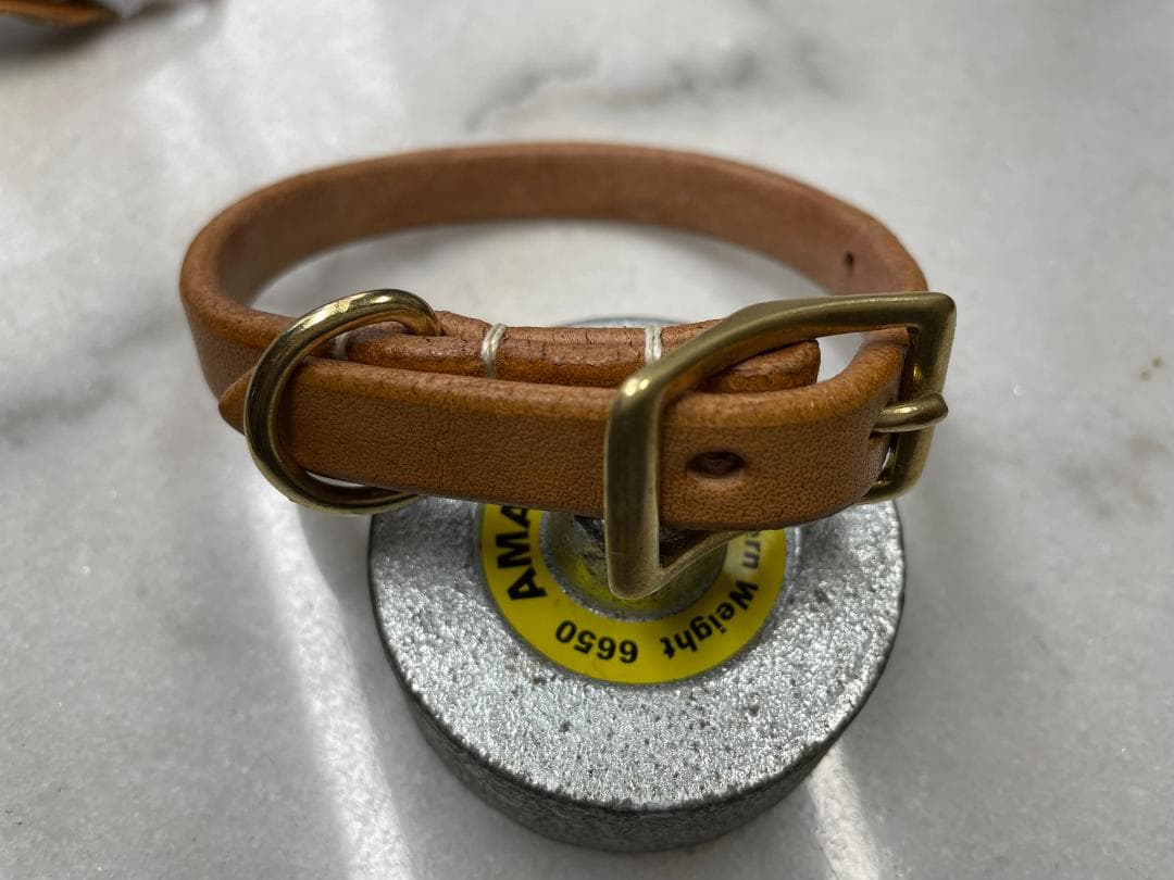 【CDO-SLHG15〈TN〉】犬の首輪〈サイズ「XXS」〉牛革　人気