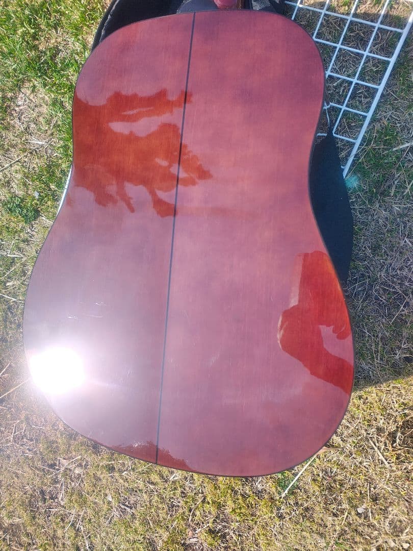 美品 Epiphone AJ-100 NA PU搭載 エレアコ 高級牛骨サドル