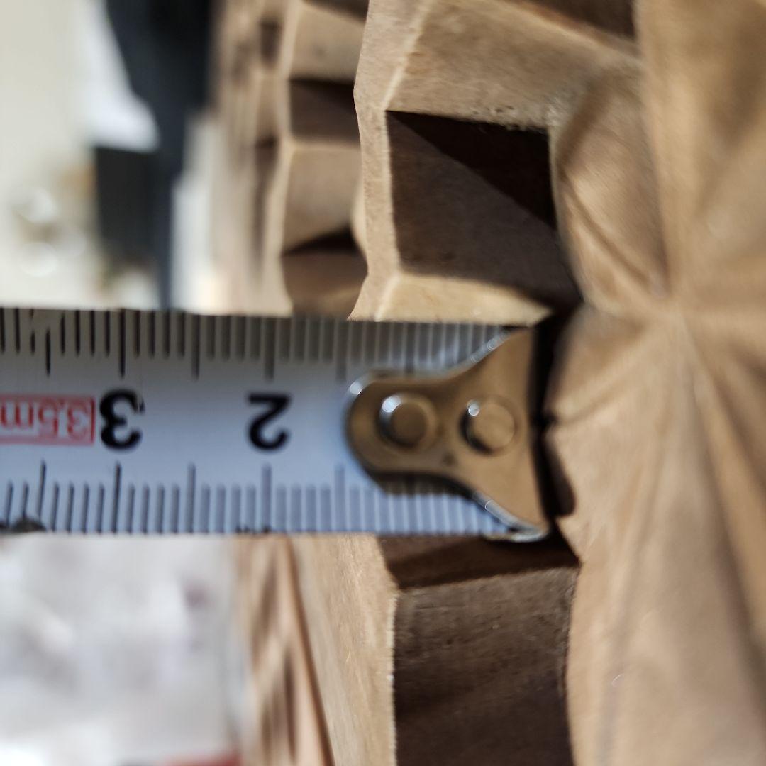 ※まめ※　菓子木型2点セット-10　古い 木型 菓子型 和菓子 木製