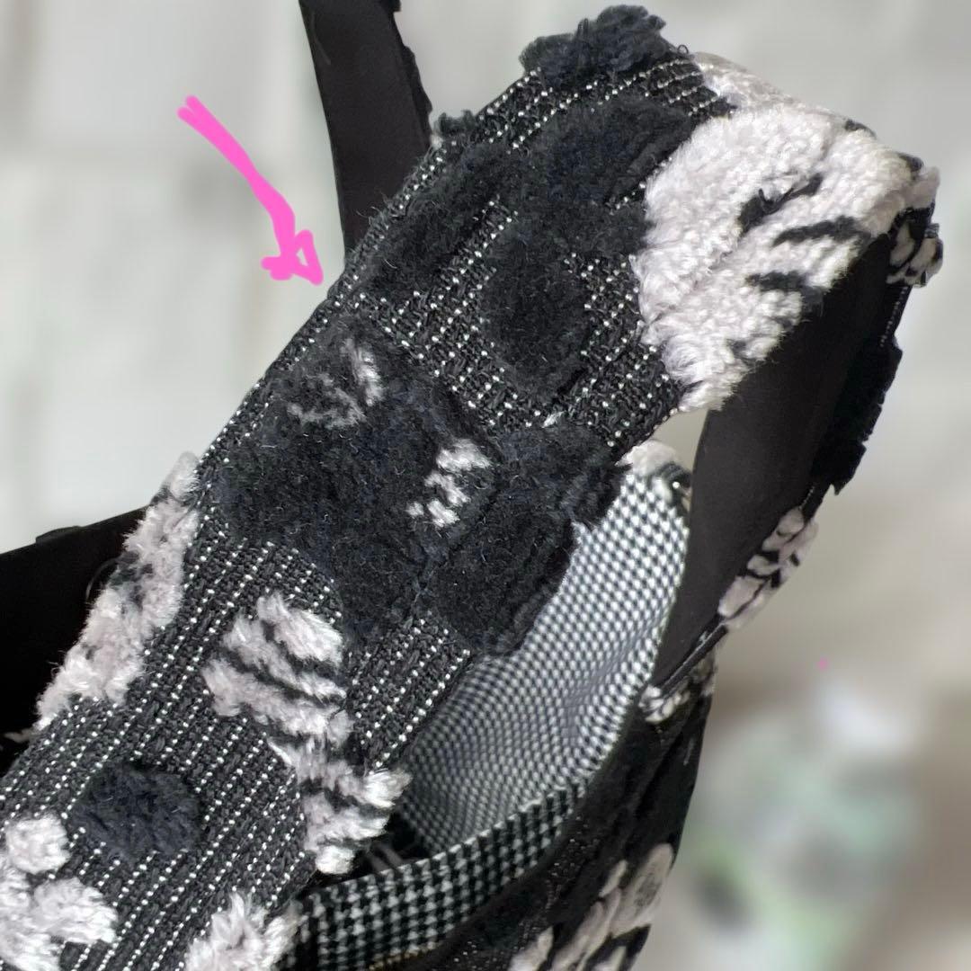 【ジョリーフルール】もふもふ　プランプ　S パンダブラック　5ポケットラスト