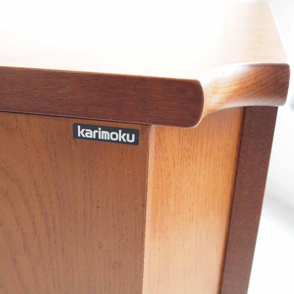 90s カリモク コーナーテーブル ワークデスク ZR24447