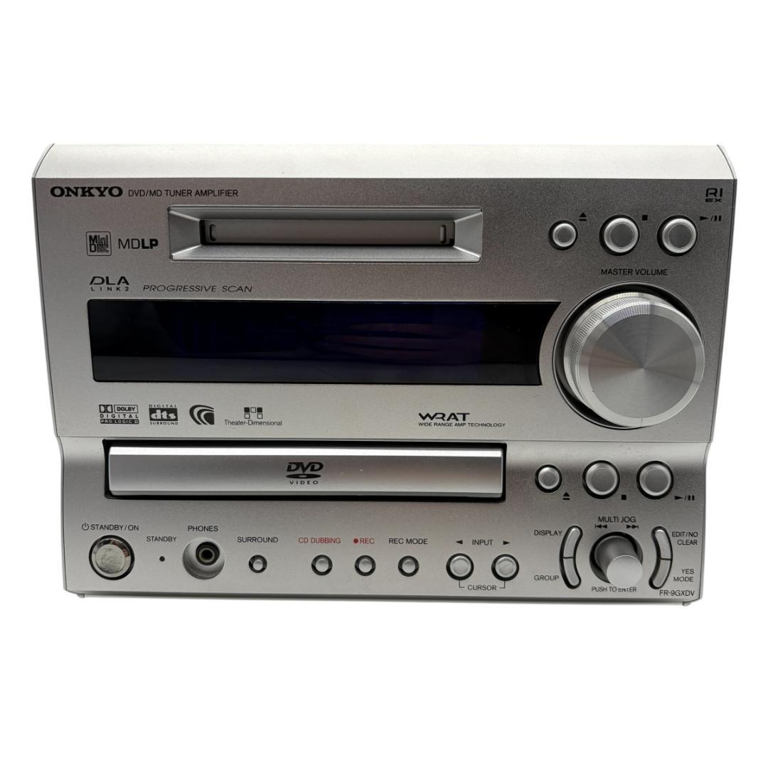 【現状品】ONKYO FR-9GXDV DVD/MDコンポ 本体のみ