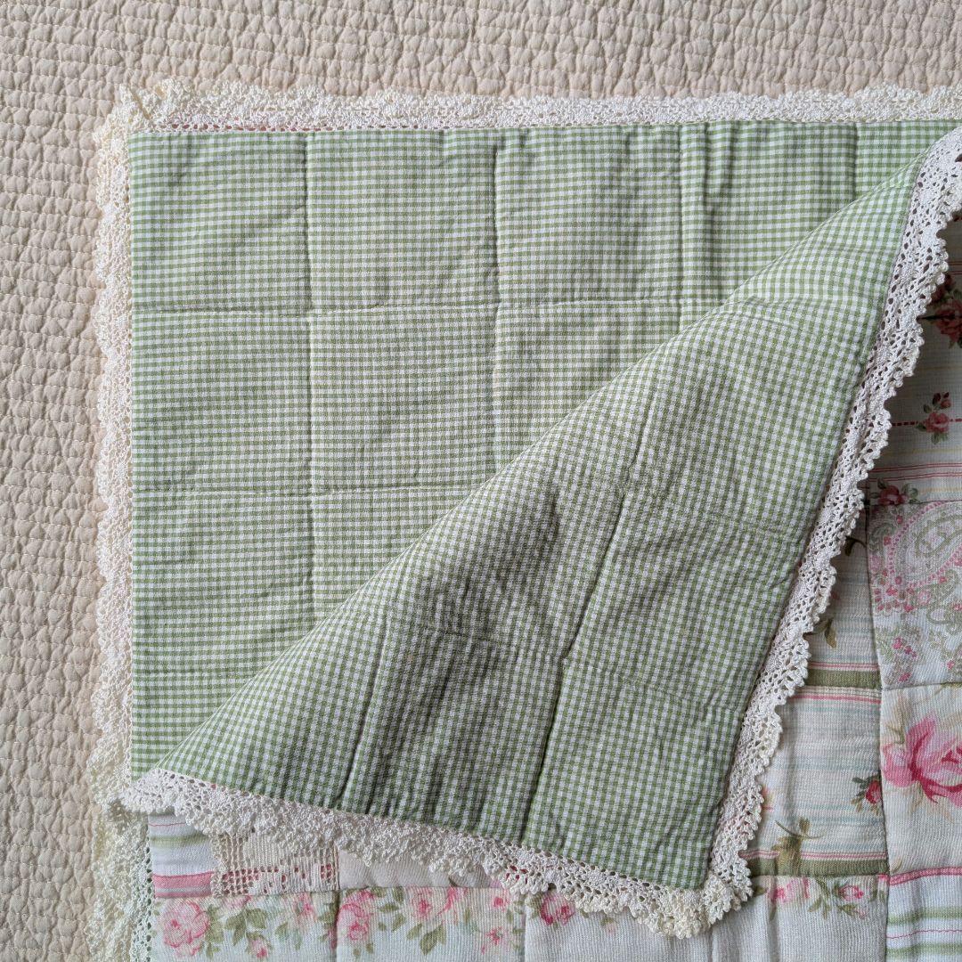 こうの早苗さん　ブランケット完成品