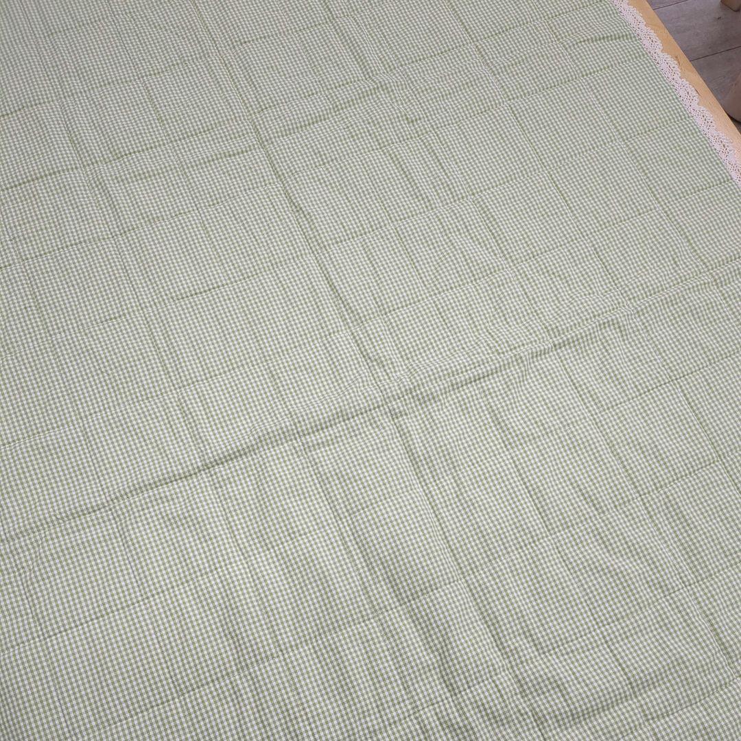 こうの早苗さん　ブランケット完成品