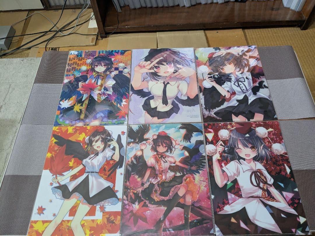東方project　射命丸文 A4クリアファイル 14枚セット①