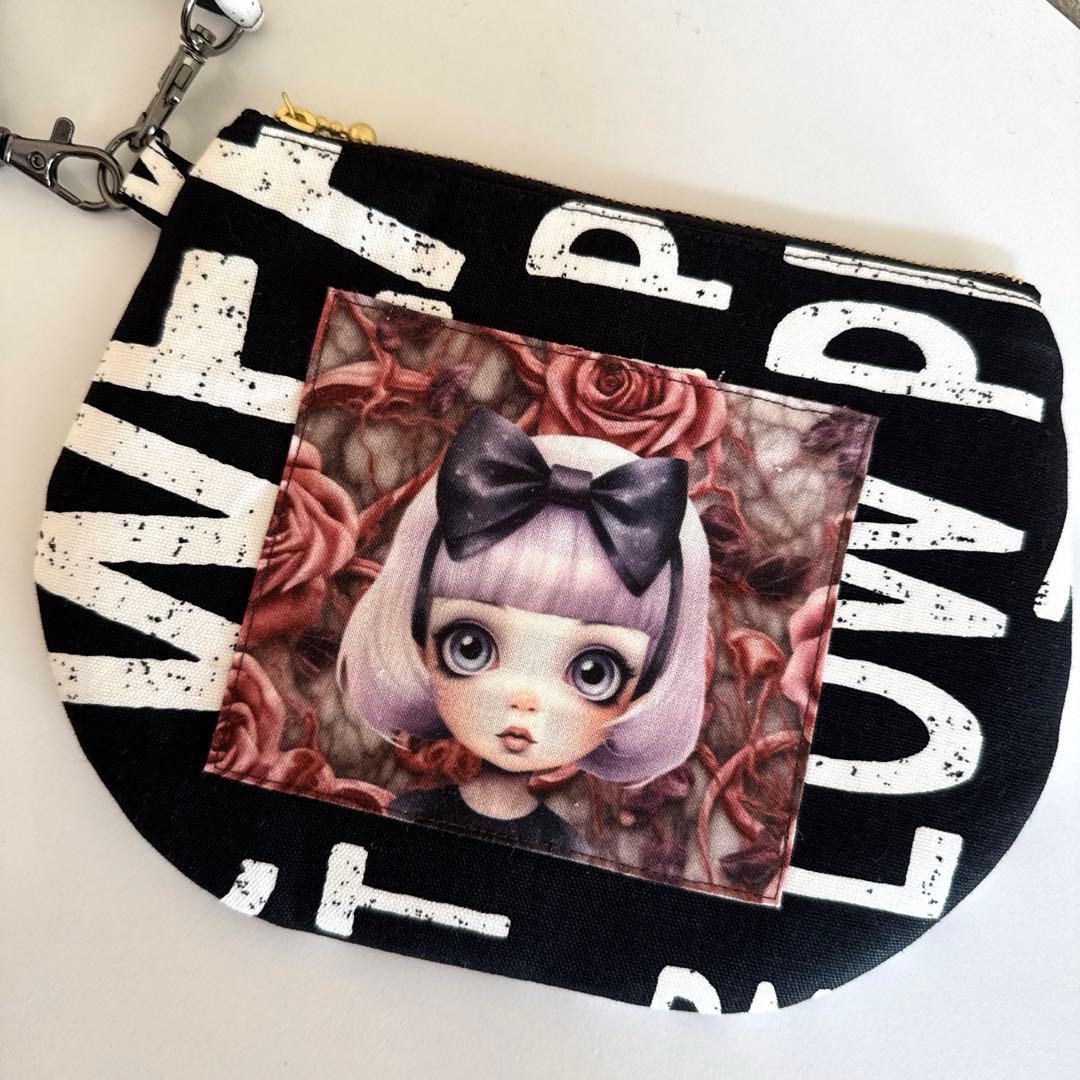 ♡さとぴー 2点♡スクエア*トートバッグ＆あおり巾着ポシェット♡