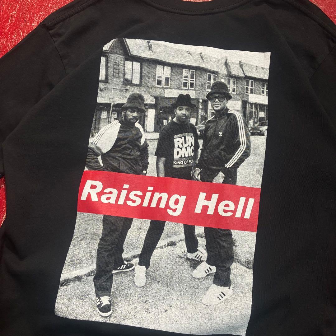 RUN DMC Raising Hell Black Tee　ラップTシャツ