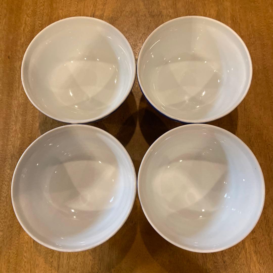 深川製磁桜花紋蓋付煮物鉢四個