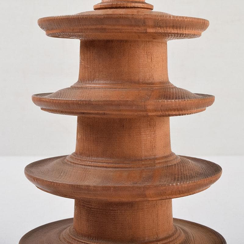 仏教美術　奈良　青柴園造　木彫　百万塔　共箱　M　R9654