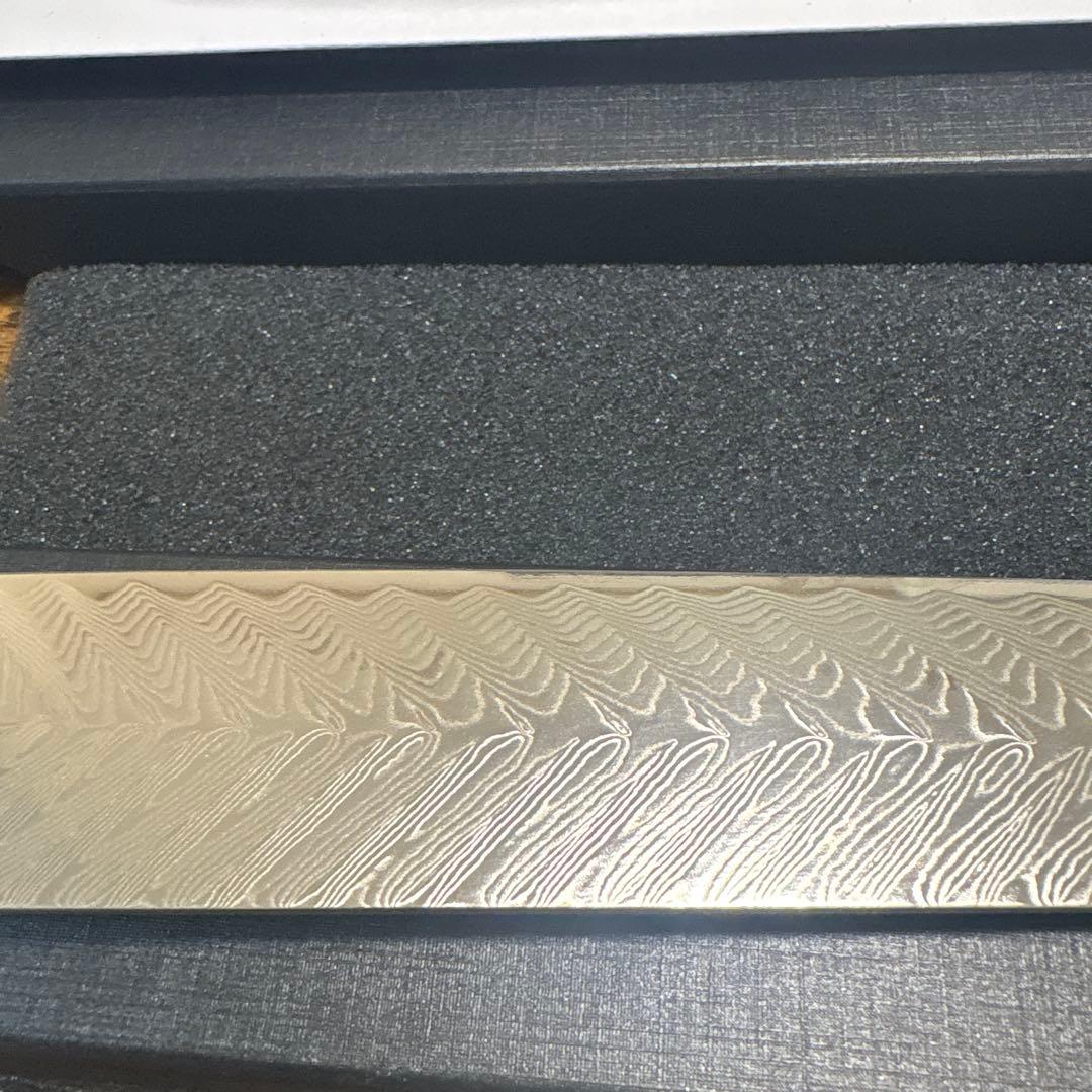 ymwik345 ダマスカス鋼 包丁 刃渡27センチ　筋引き