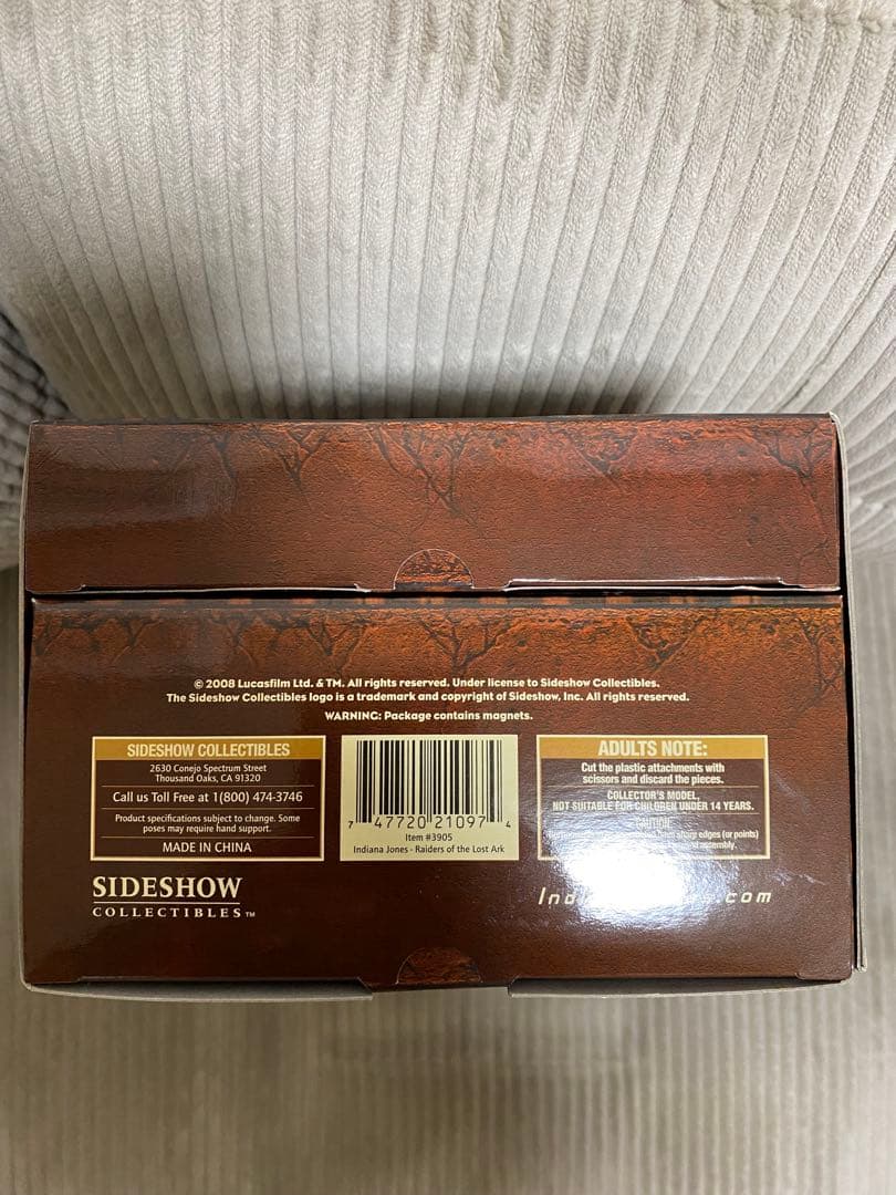 美品！未開封品 1/6 インディ・ジョーンズ レイダース Sideshow