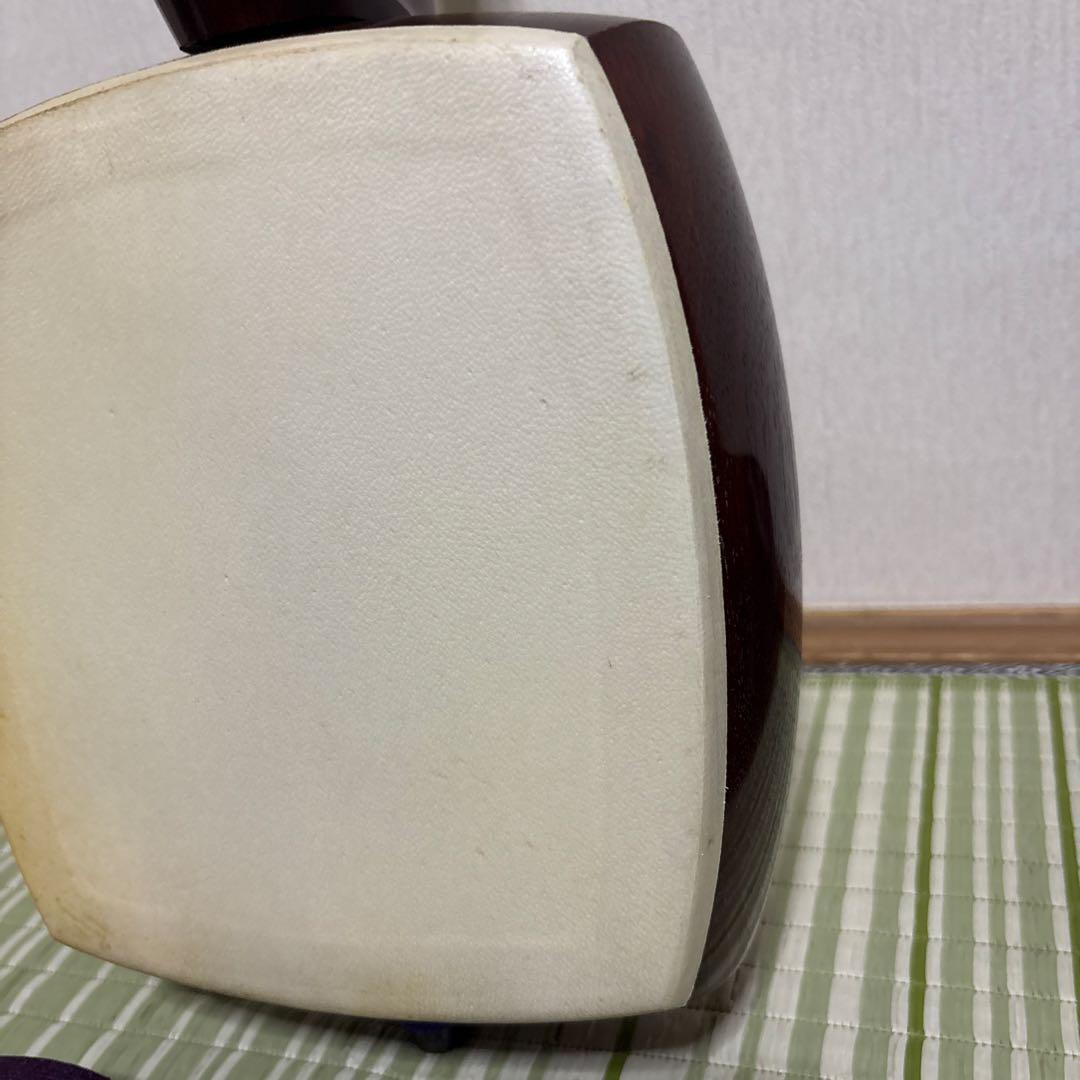 三味線　和楽器　東さわり　すだれ彫　バチ　撥　弦　駒　ソフトケース