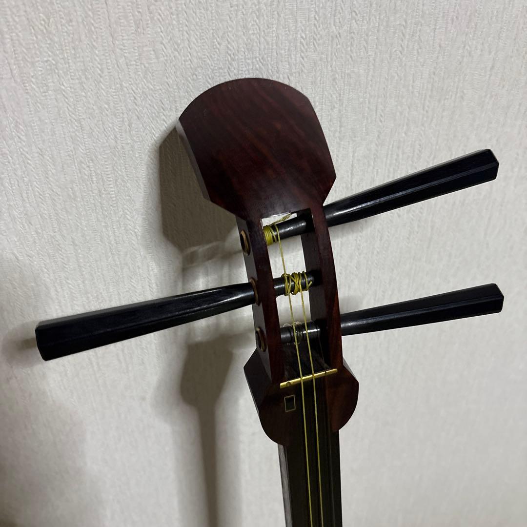 三味線　和楽器　東さわり　すだれ彫　バチ　撥　弦　駒　ソフトケース