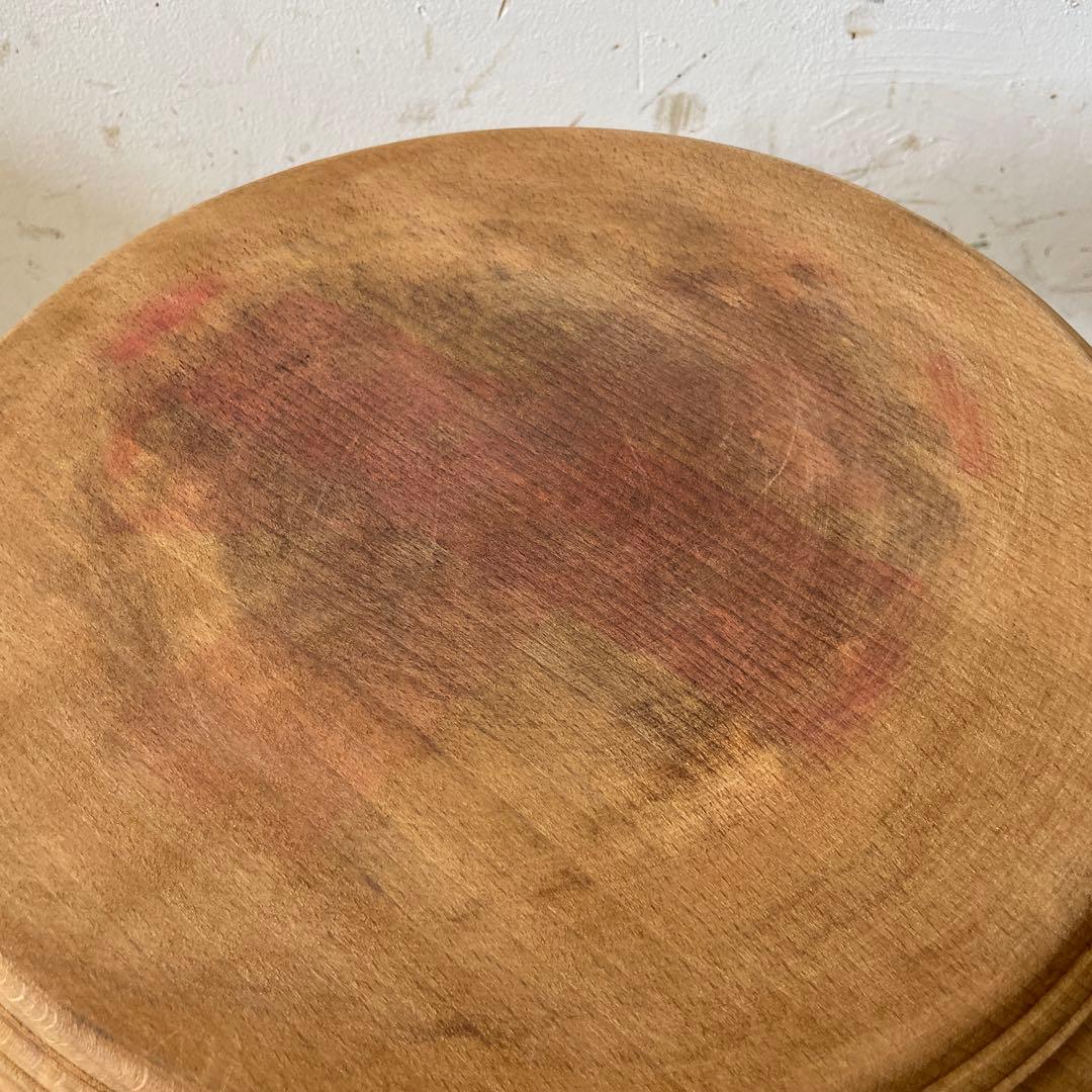 ビンテージ サイドテーブル　フラワースタンド　花台　剥離