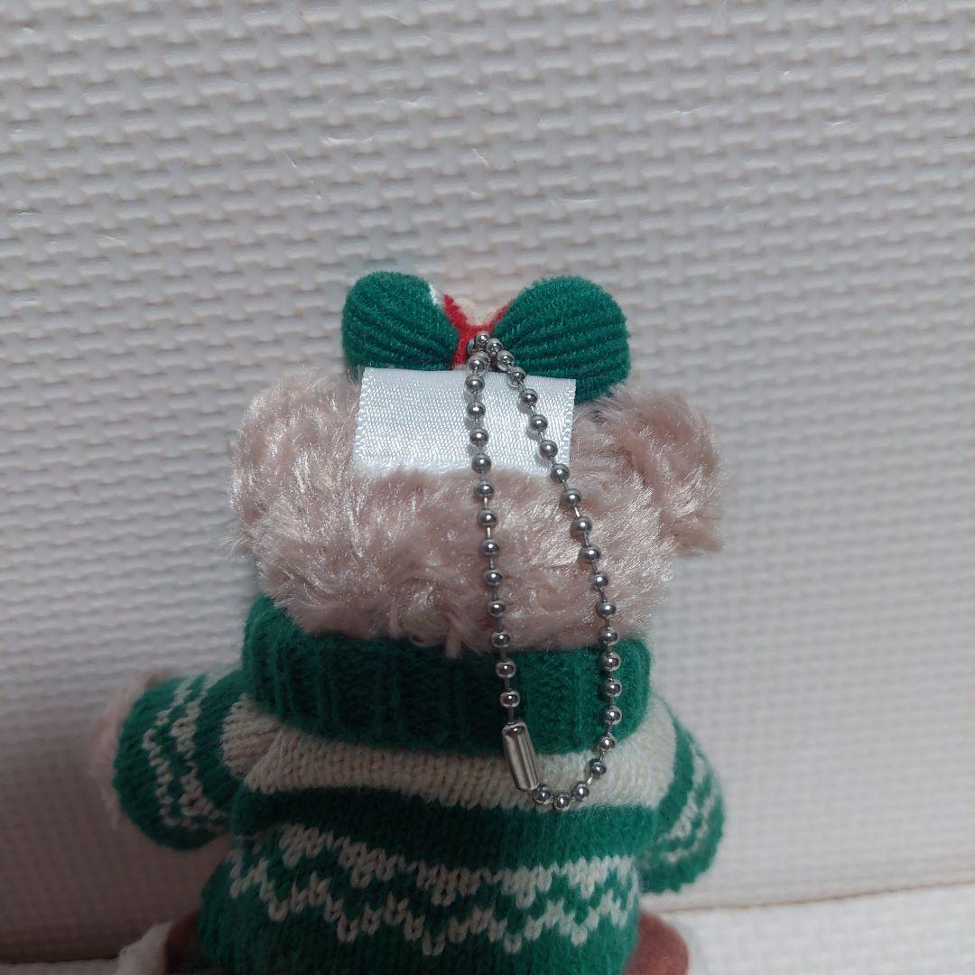 ダッフィー　シェリーメイ　ジェラトーニ　クリスマス 2015　ぬいぐるみバッジ