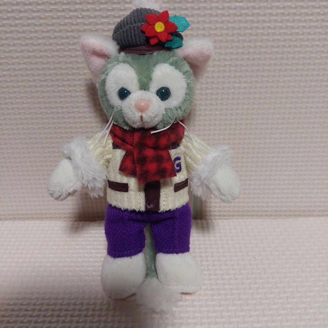 ダッフィー　シェリーメイ　ジェラトーニ　クリスマス 2015　ぬいぐるみバッジ