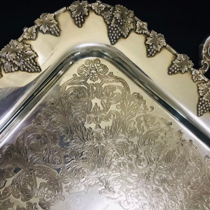 ウィリアムロジャース　純銀P 葡萄柄　ティーセット