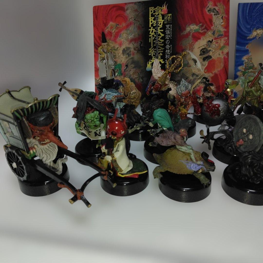 海洋堂陰陽妖怪絵札２７体セット。