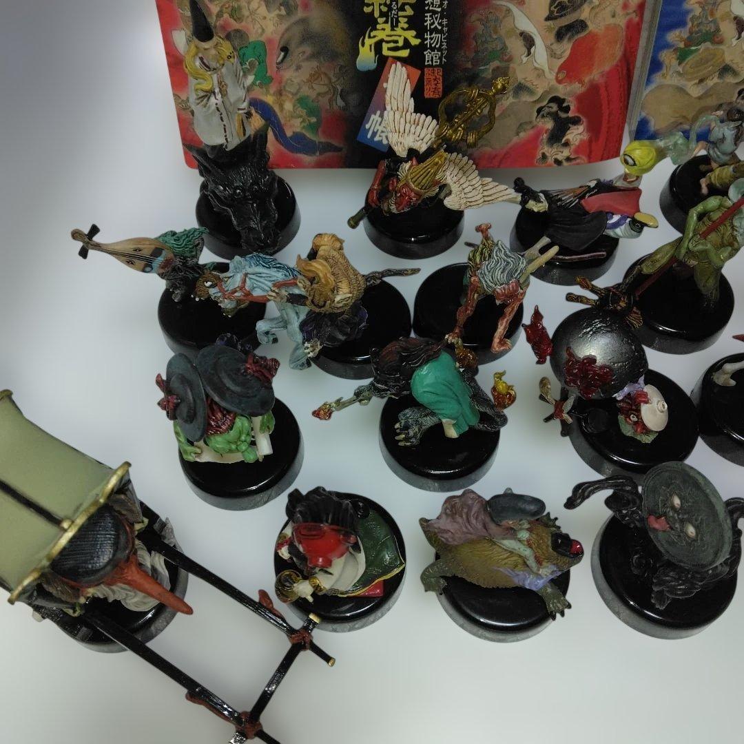 海洋堂陰陽妖怪絵札２７体セット。