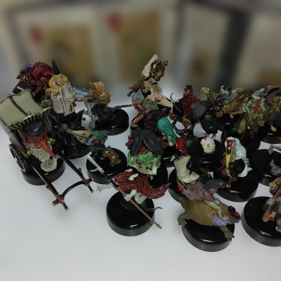 海洋堂陰陽妖怪絵札２７体セット。