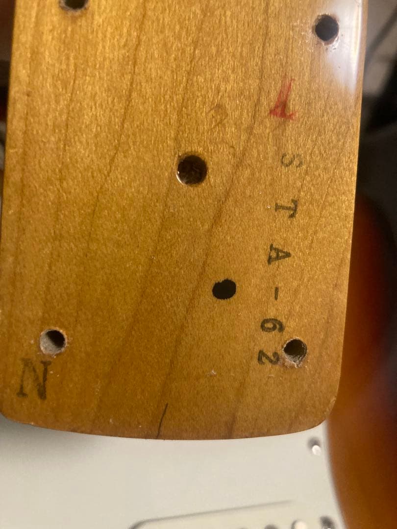 Fender コンポーネントギター　Japan Aスタンプネック+USAボディ?