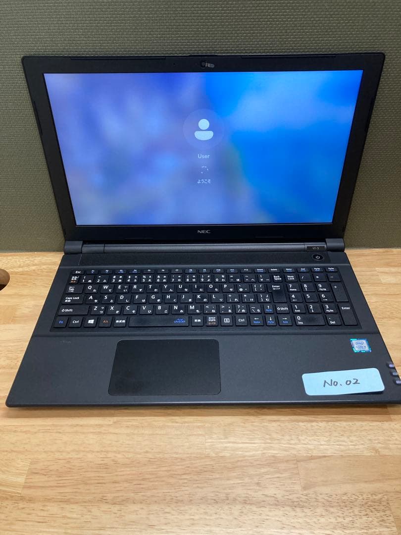 中古ノートパソコン　15.6インチ　NEC製　〔NO.02〕