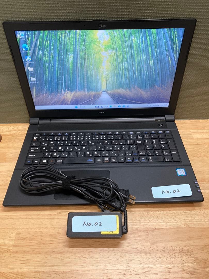 中古ノートパソコン　15.6インチ　NEC製　〔NO.02〕