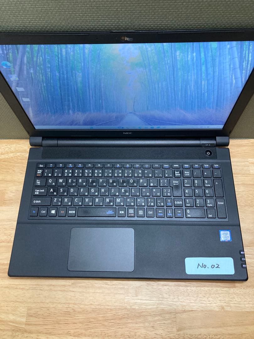 中古ノートパソコン　15.6インチ　NEC製　〔NO.02〕