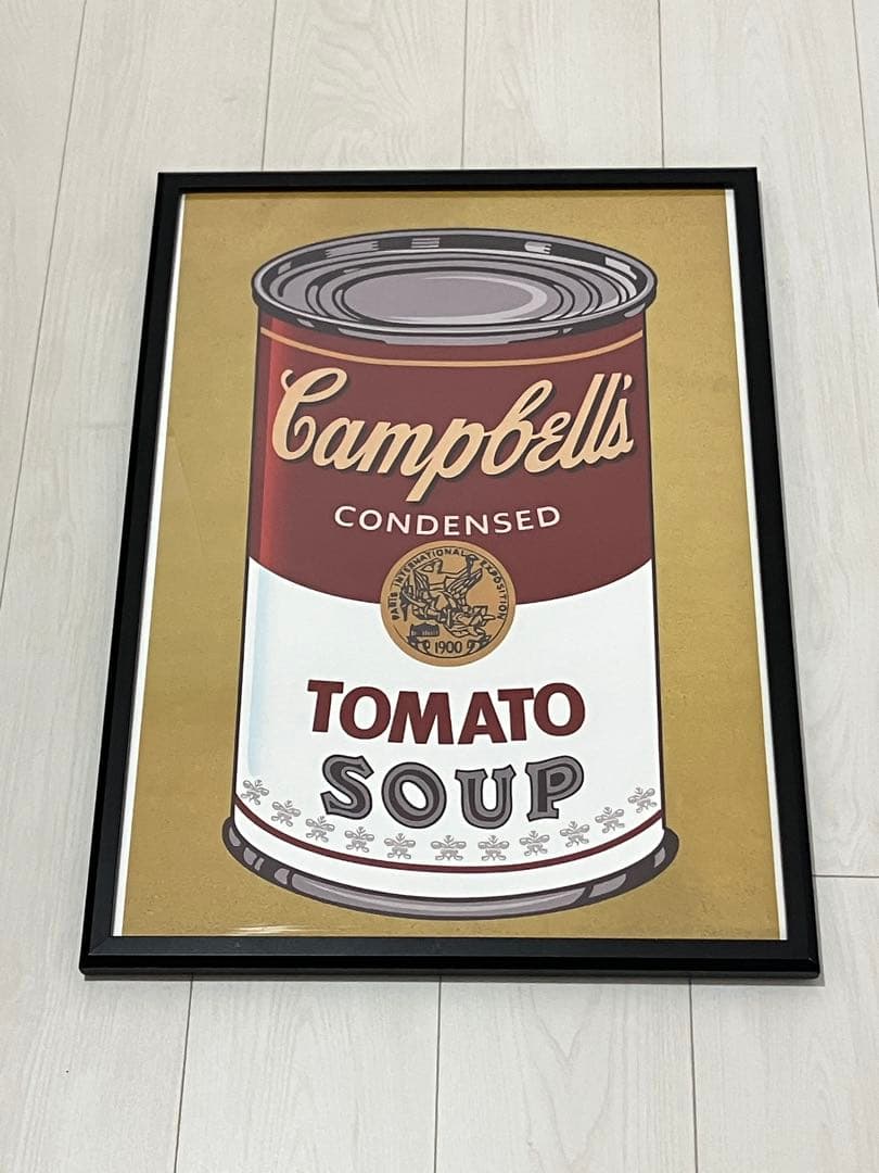 【額縁付き】 アンディウォーホル Campbell’s Soup Cans 1