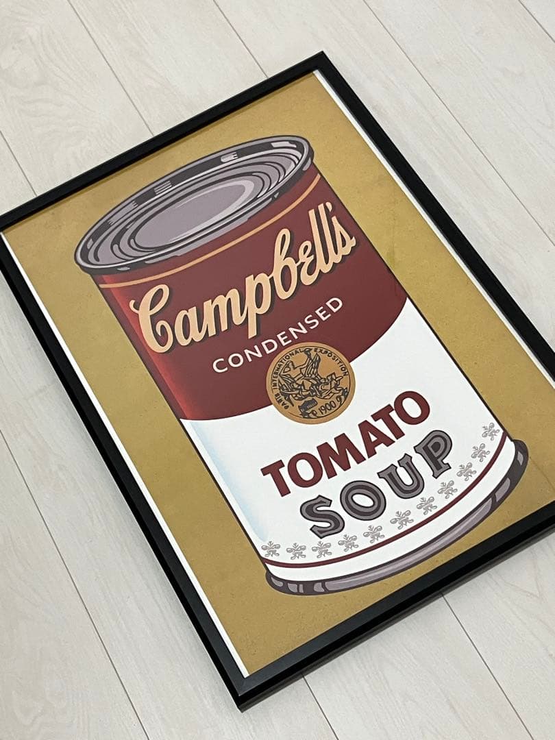 【額縁付き】 アンディウォーホル Campbell’s Soup Cans 1