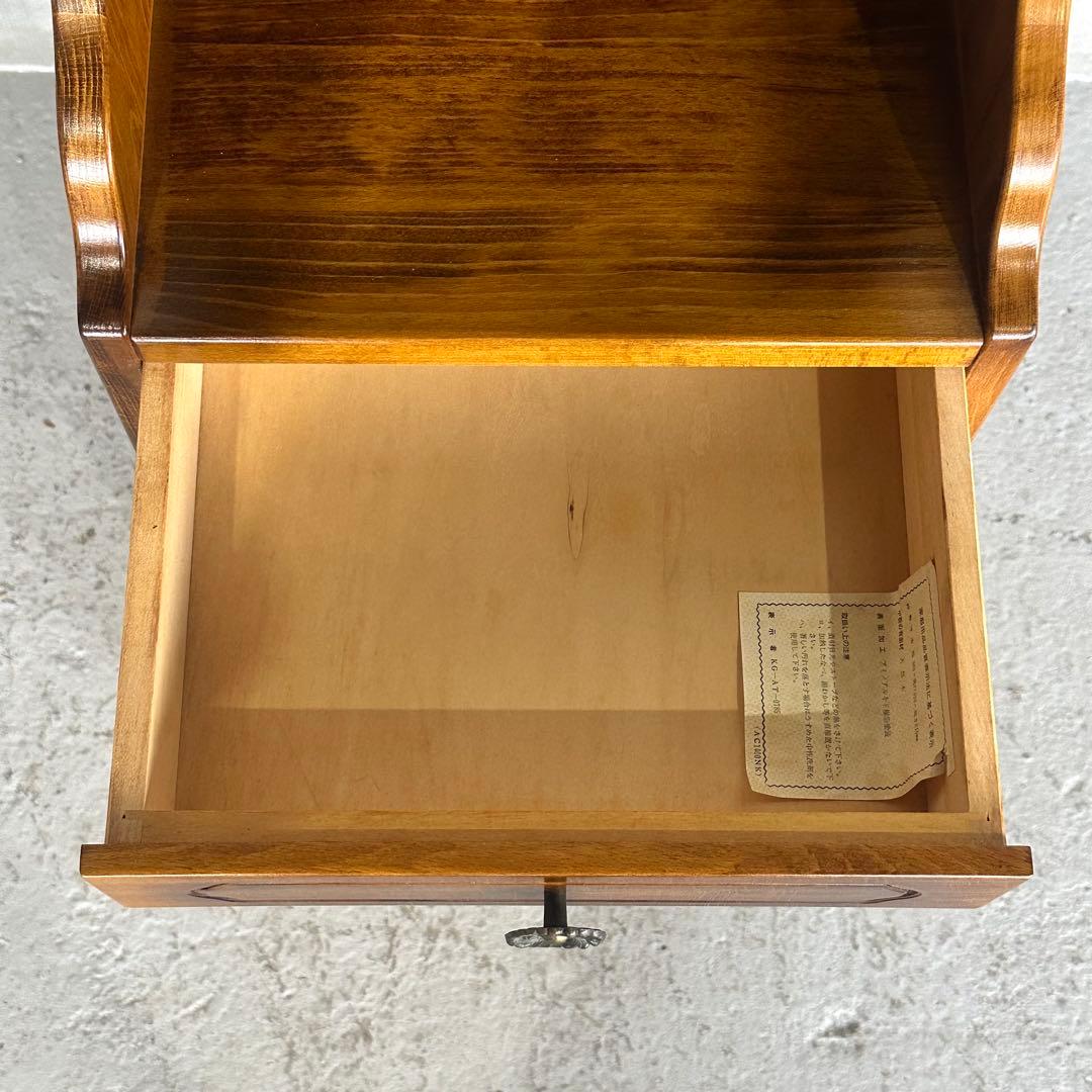 ★karimoku★ カリモク コロニアル 電話台 キャビネット｜高級木製家具