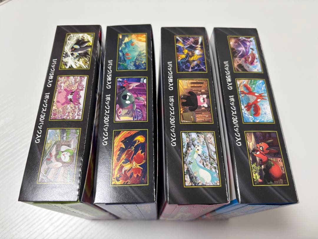 ポケモンカード ニンジャスピナー／メガブレイブ他各1box計4boxシュリンク無
