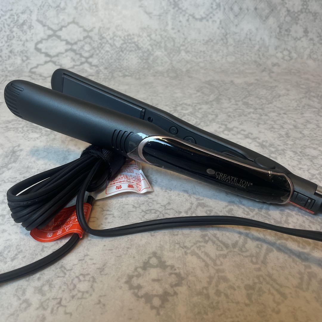 【美品】クレイツイオン　エレメアストレートアイロン