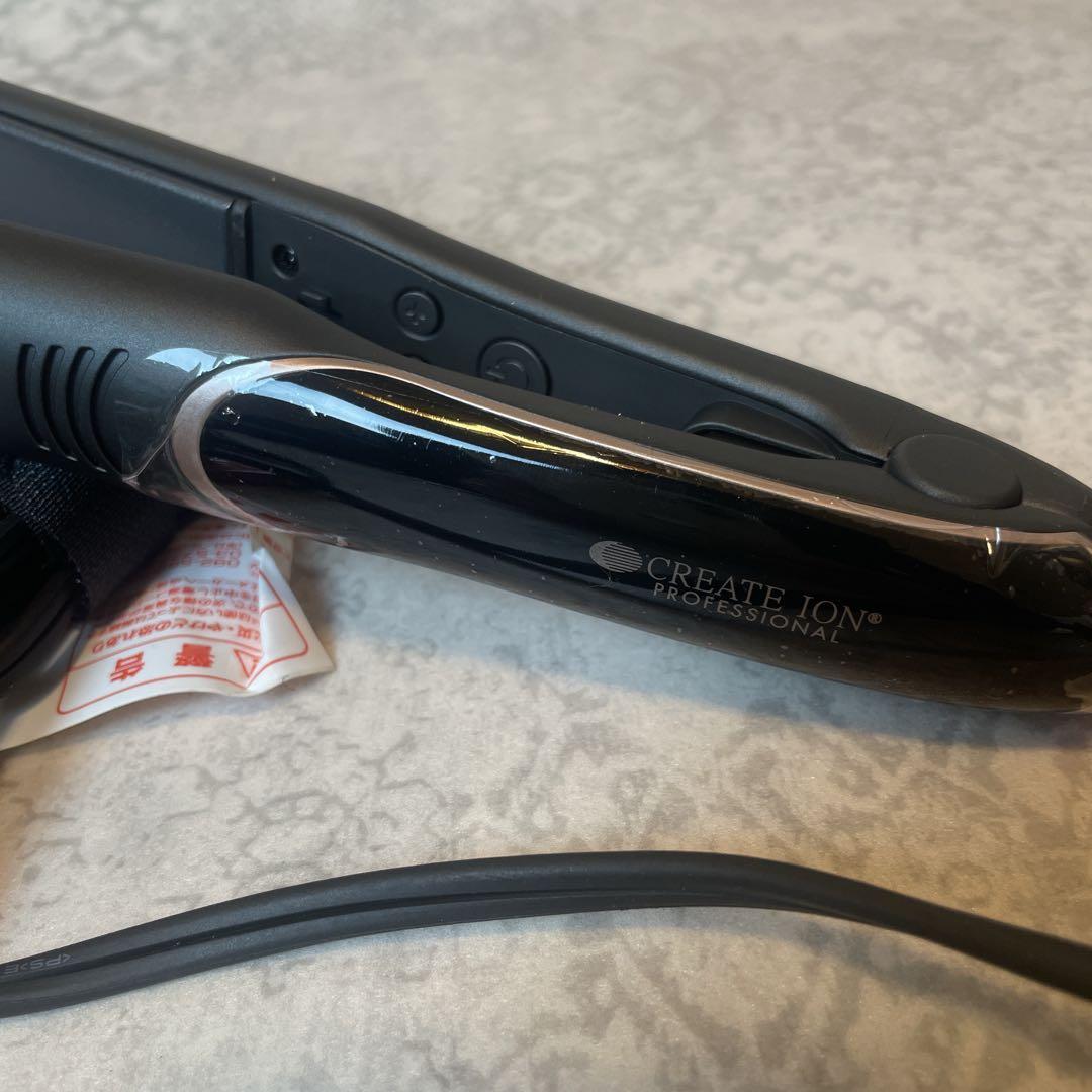 【美品】クレイツイオン　エレメアストレートアイロン