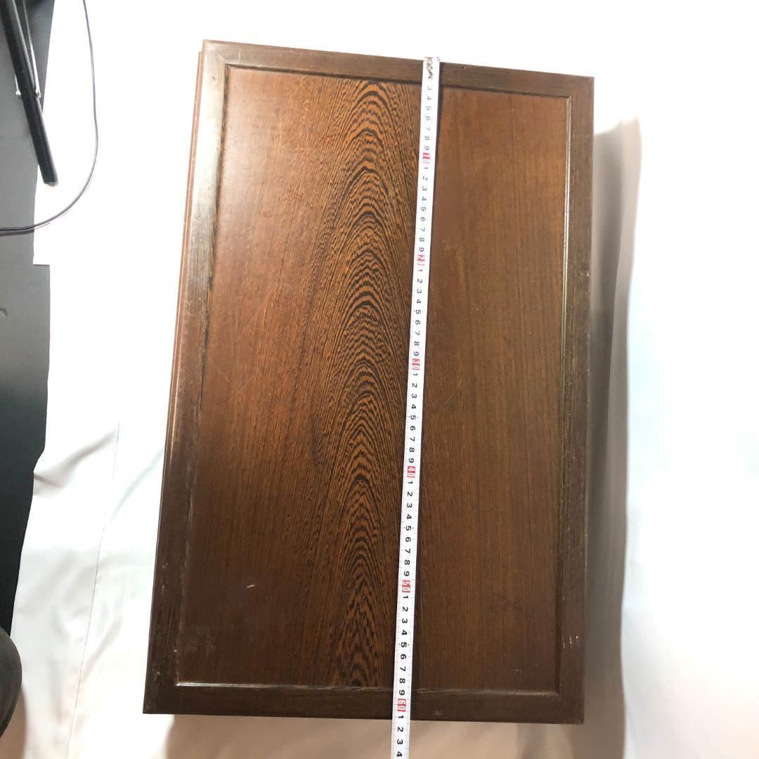 盆栽台,　花台　飾り台 盆栽卓　61.5㎝、4.9kg 天然木アンティーク