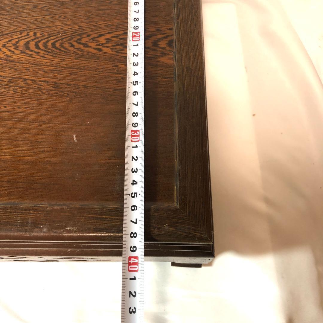 盆栽台,　花台　飾り台 盆栽卓　61.5㎝、4.9kg 天然木アンティーク