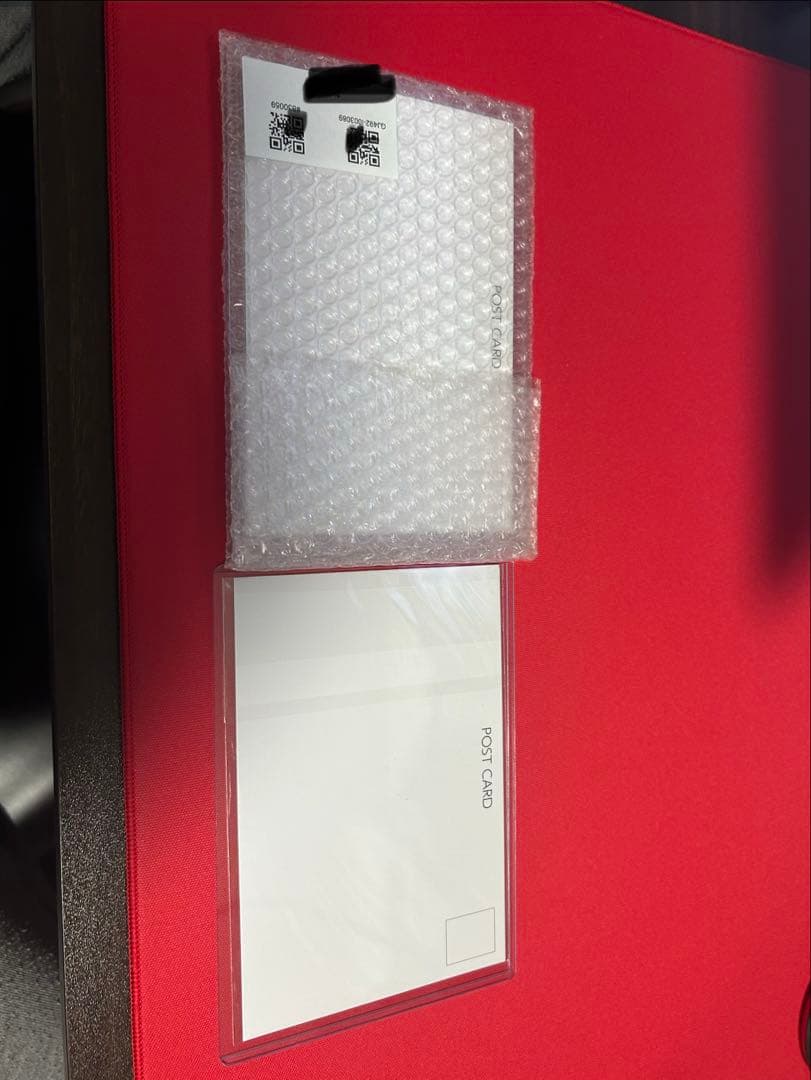 白波らむね 直筆サイン入りポストカード 2枚セット