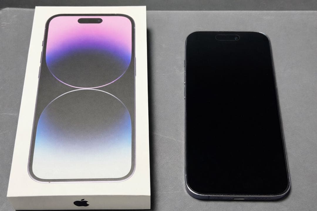 B*a様 iPhone14 Pro 256GB ディープパープル MQ1E3J/