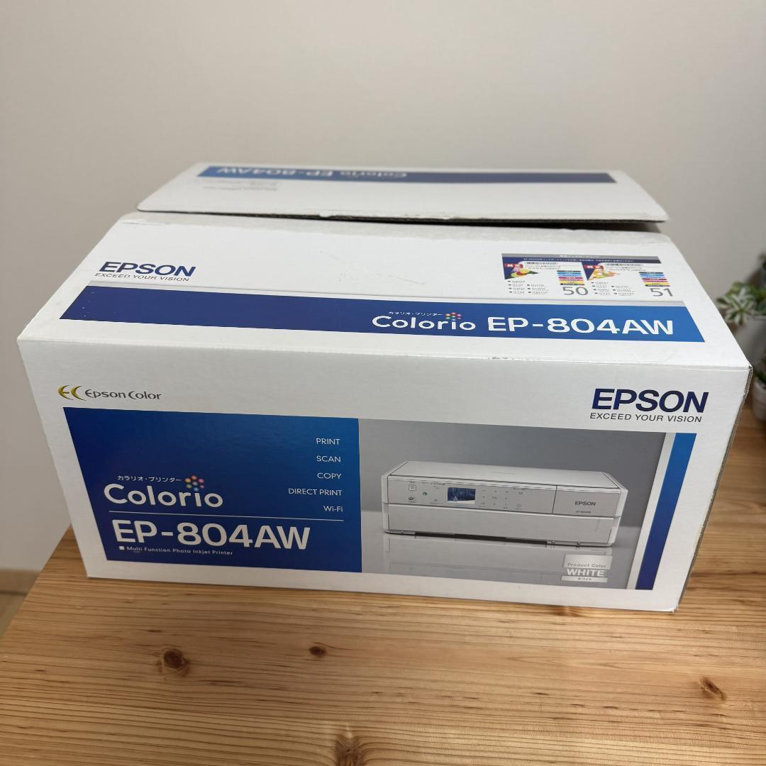 [中古動作品] Epson EP-804AW (プリンター本体) ＋ 互換インク