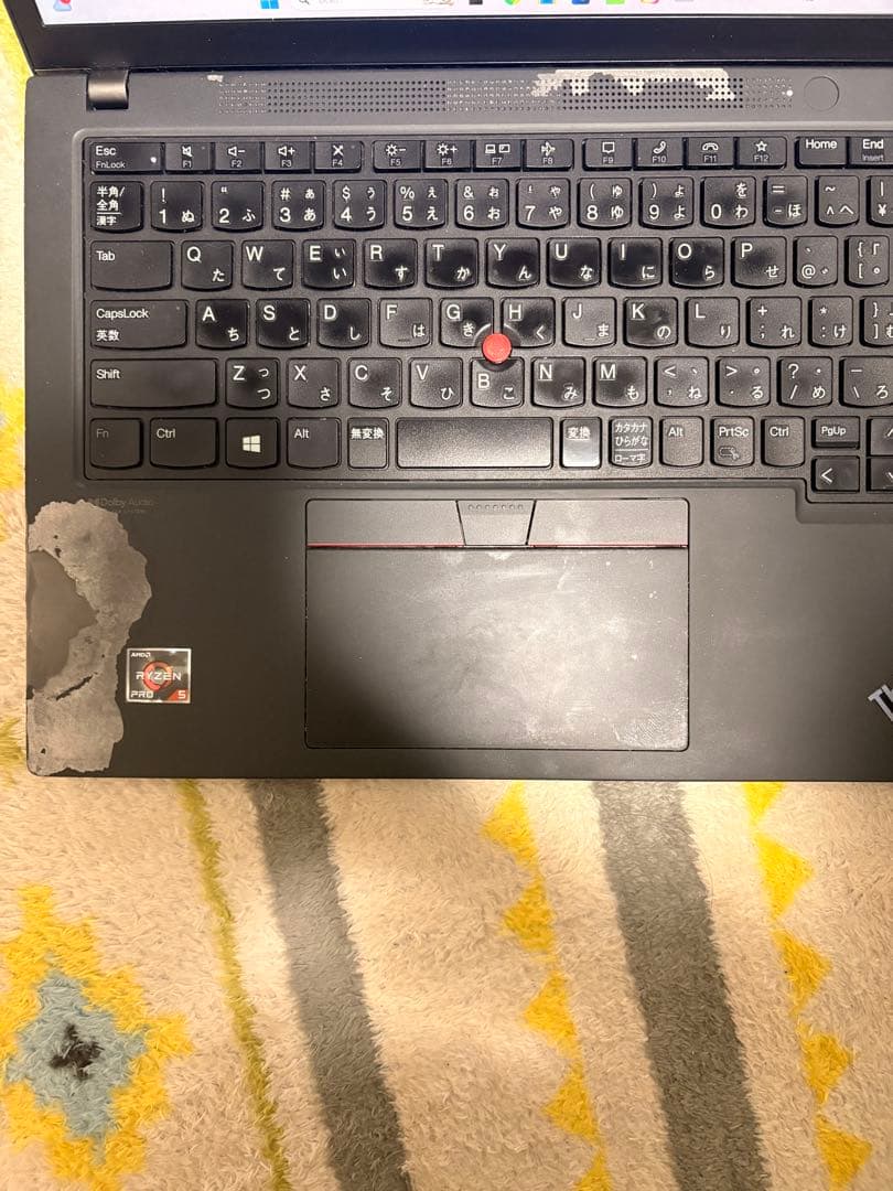 ThinkPad x13 gen2 AMD 塗装剥がれ訳あり価格