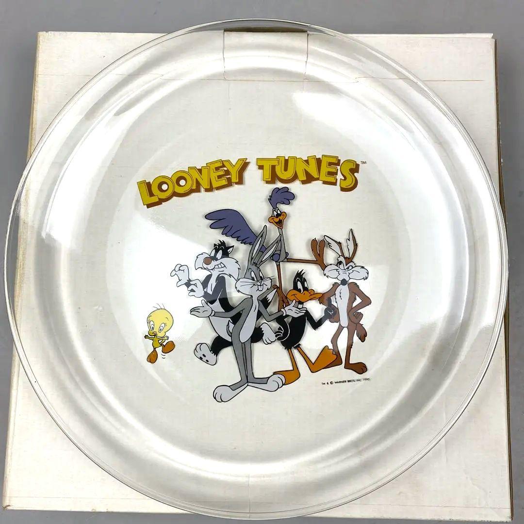レア　新品 90s ビンテージ LOONEY TUNES カラス製 大皿　２枚