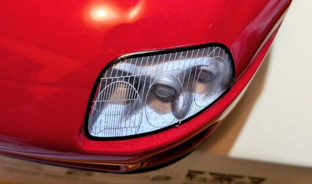 タミヤ1/10 80スープラ ボディ レッド