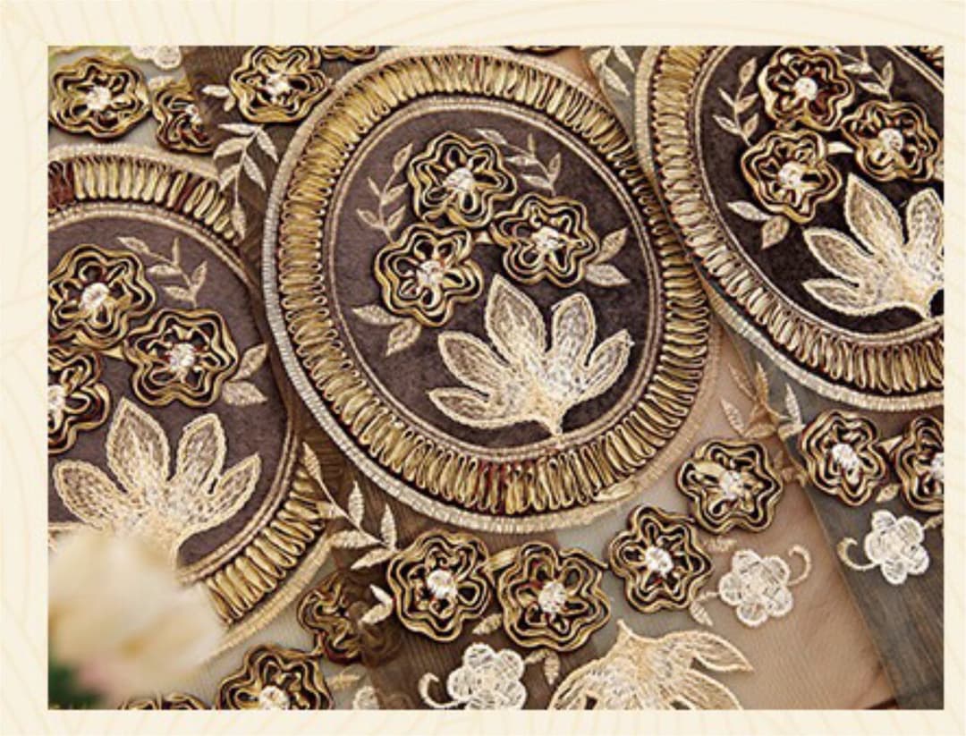 刺繍　高級カーテン　豪華　ドレープカーテン　カーテン　レースカーテン