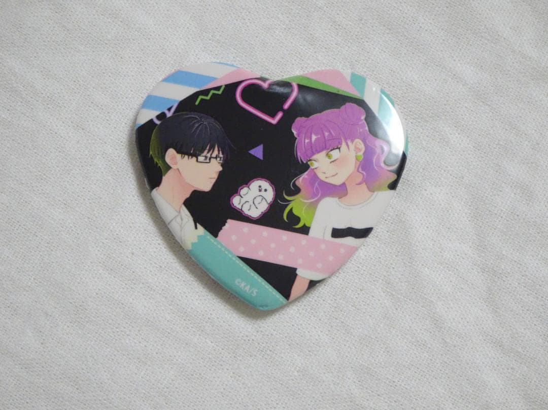正反対な君と僕 アニメイトカフェ トレーディングハート缶バッジ 全10種 コンプ