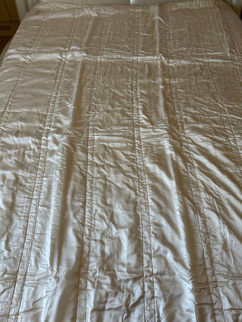 帝国ホテル シルク布団comforterコンフォーターシングル　クリーニング済み