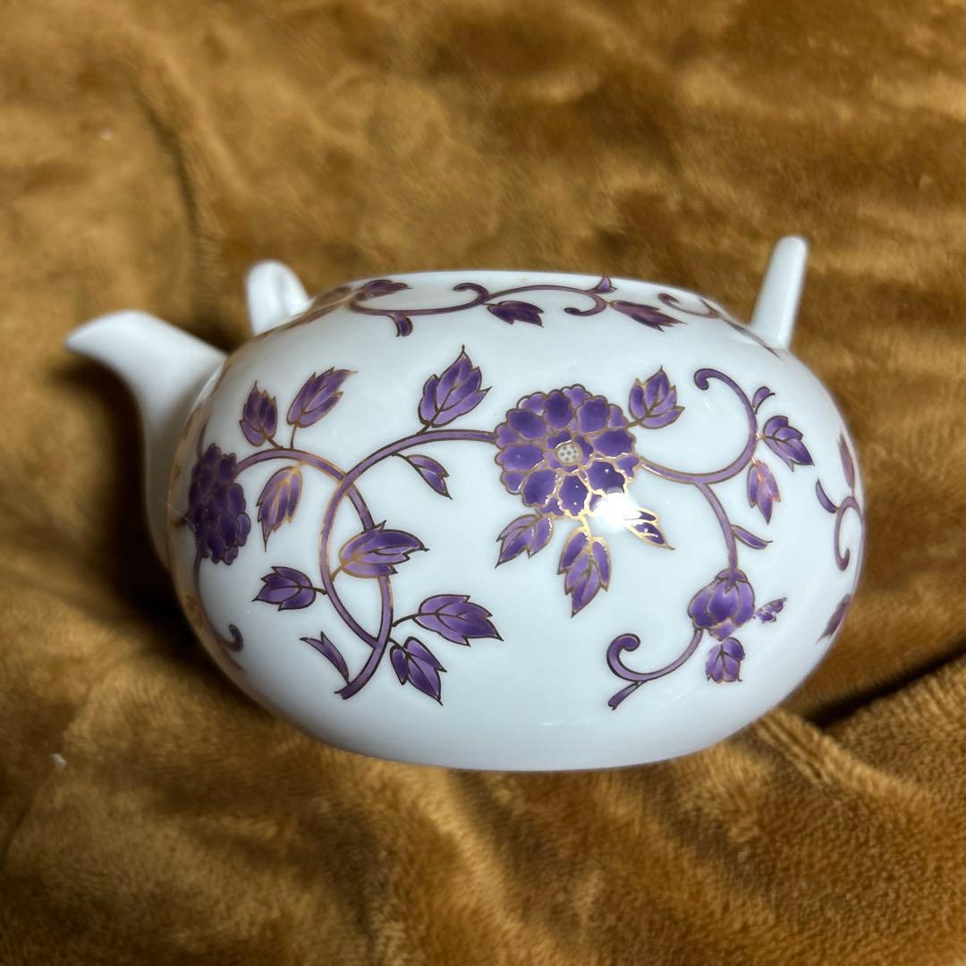 ★超お得　たち吉　花からくさ　茶器　新品　急須１個　蓋付き湯呑み5個セット 高貴